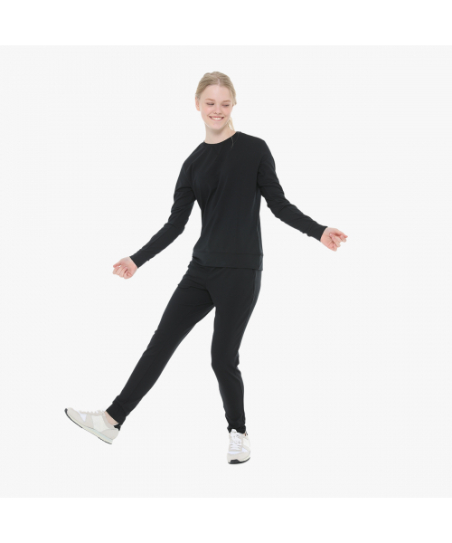MO SPORTS（モースポーツ）の「モ ソフトパンツ レディース (ブラック)（スウェットパンツ・レディース・その他・M）」の3枚目の写真
