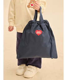 CAREBEARS（ケアベア）の「ハートロゴシンプル新収納バッグ（トートバッグ）」