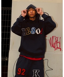 KEBOZ｜ケボズのパーカー（ブルー・ネイビー/青色系・プルオーバー