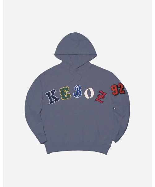 KEBOZ（ケボズ）の「SMR SWEAT HOODIE 2（パーカー・メンズ・チャコールグレー/イエロー/クリーム/ネイビー・XL/L/M/S/2XL）」の2枚目の写真