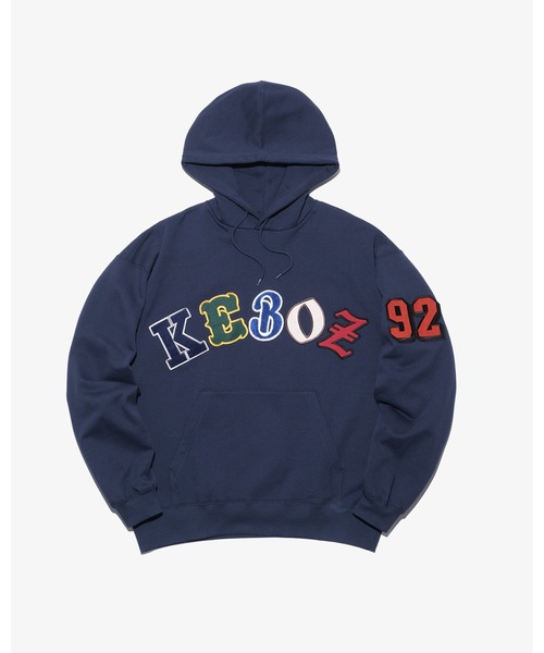 KEBOZ（ケボズ）の「SMR SWEAT HOODIE 2（パーカー・メンズ・チャコールグレー/イエロー/クリーム/ネイビー・XL/L/M/S/2XL）」の11枚目の写真