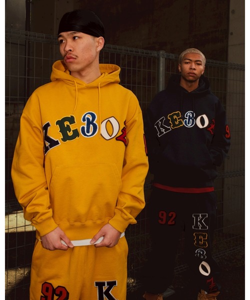 KEBOZ（ケボズ）の「SMR SWEAT HOODIE 2（パーカー・メンズ・チャコールグレー/イエロー/クリーム/ネイビー・XL/L/M/S/2XL）」の7枚目の写真