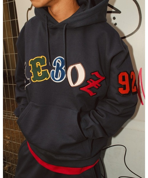 KEBOZ（ケボズ）の「SMR SWEAT HOODIE 2（パーカー・メンズ・チャコールグレー/イエロー/クリーム/ネイビー・XL/L/M/S/2XL）」の9枚目の写真