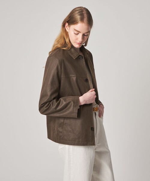 Steven Alan(スティーブンアラン)の「<Steven Alan>クラック ライク ブルゾン(その他アウター・レディース・ダークブラウン・M/S)」の2枚目の写真