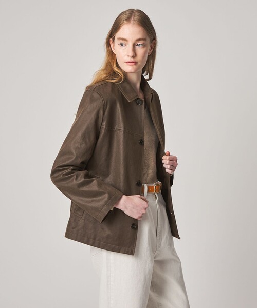 Steven Alan(スティーブンアラン)の「<Steven Alan>クラック ライク ブルゾン(その他アウター・レディース・ダークブラウン・M/S)」の3枚目の写真