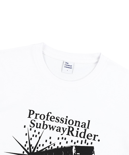 THECOLDESTMOMENT（ザコールデストモーメント）の「TCM subway T (white)（Tシャツ/カットソー・レディース・その他・S/M/L/XL）」の2枚目の写真