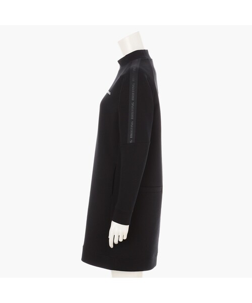 BRIEFING（ブリーフィング）の「【BRIEFING GOLF／ブリーフィングゴルフ】WS WARM LOGO LINE HIGHNECK DRESS（ワンピース・レディース・ブラック・M/S）」の8枚目の写真