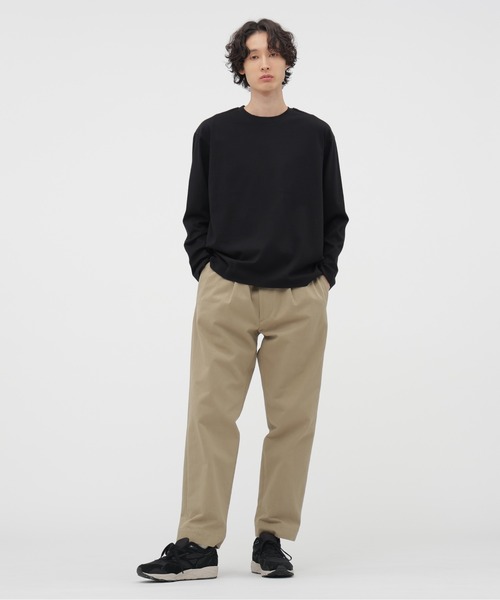 MARGARET HOWELL(マーガレットハウエル)の「PLAIN COTTON JERSEY TOP(Tシャツ/カットソー・メンズ・ホワイト/ネイビー/ブラック・LARGE/MEDIUM)」の7枚目の写真