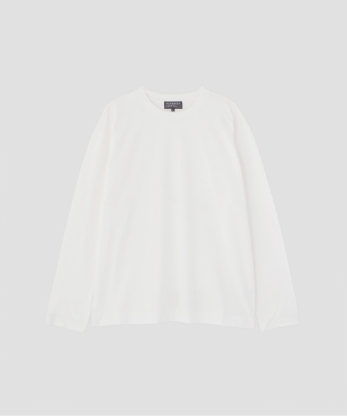 MARGARET HOWELL(マーガレットハウエル)の「PLAIN COTTON JERSEY TOP(Tシャツ/カットソー・メンズ・ホワイト/ネイビー/ブラック・LARGE/MEDIUM)」の5枚目の写真