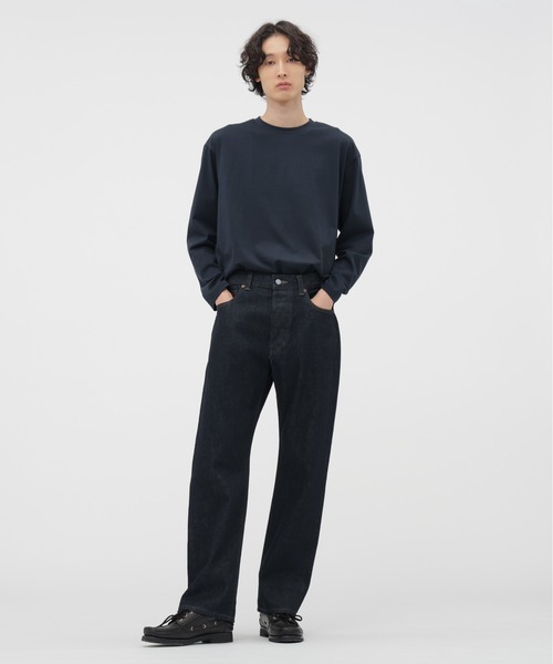 MARGARET HOWELL(マーガレットハウエル)の「PLAIN COTTON JERSEY TOP(Tシャツ/カットソー・メンズ・ホワイト/ネイビー/ブラック・LARGE/MEDIUM)」の10枚目の写真