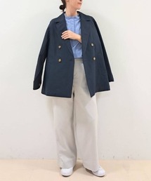 human woman（ヒューマンウーマン）の「◆撥水チノミディトレンチ（トレンチコート）」