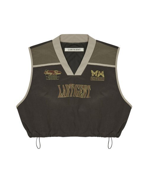 LARTIGENT(ラーティゼン)の「L3 NYLON STRING VEST(BROWN)(ベスト・レディース・その他・FREE)」の5枚目の写真