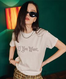 IFYOUWANT（イフユーウォント）の「DIA logo TEE white（Tシャツ/カットソー）」