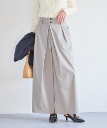 VIS | フロントタックデザインワイドパンツ(その他パンツ)