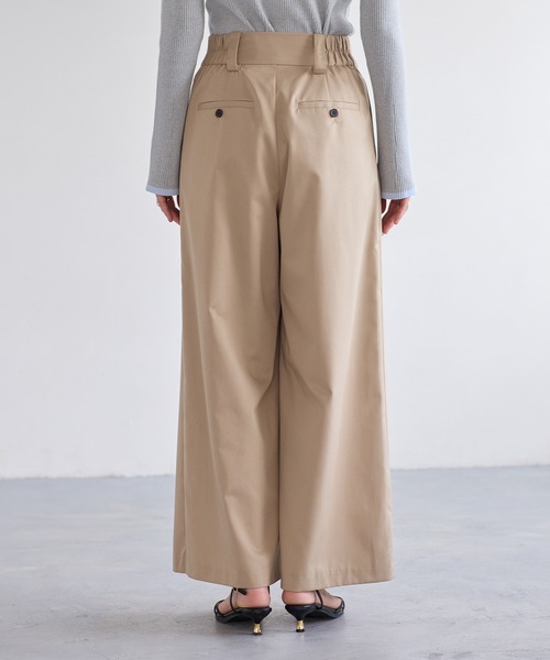 VIS（ビス）の「フロントタックデザインワイドパンツ（その他パンツ・レディース・ライトグレー/ベージュ・S/M）」の19枚目の写真