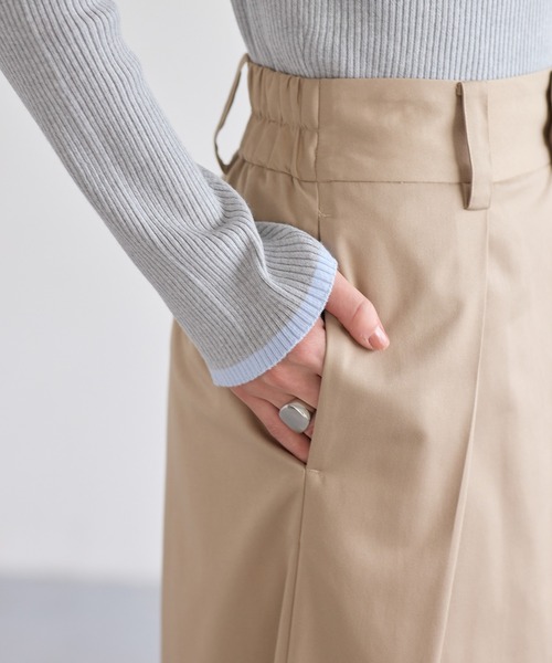 VIS（ビス）の「フロントタックデザインワイドパンツ（その他パンツ・レディース・ライトグレー/ベージュ・S/M）」の21枚目の写真