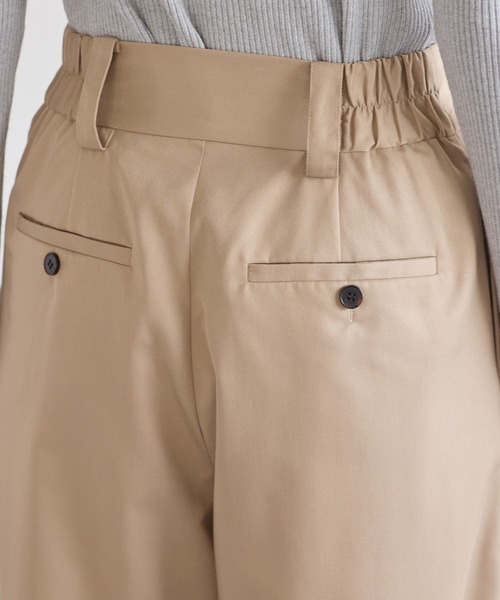 VIS（ビス）の「フロントタックデザインワイドパンツ（その他パンツ・レディース・ライトグレー/ベージュ・S/M）」の22枚目の写真