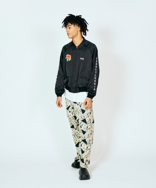 THRIFTY LOOK(スリフティールック)の「THRIFTY LOOK / スリフティールック SOUVENIR GERMANY BLOUSON スーベニアジャケット 刺繍(ブルゾン・メンズ・ブラック/ネイビー/ブラック系その他・LARGE/MEDIUM)」の5枚目の写真