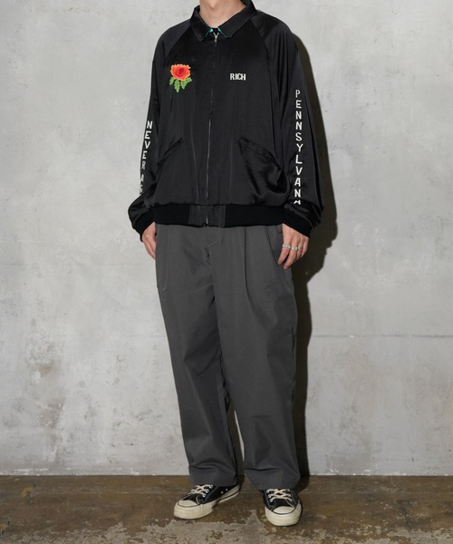 THRIFTY LOOK(スリフティールック)の「THRIFTY LOOK / スリフティールック SOUVENIR GERMANY BLOUSON スーベニアジャケット 刺繍(ブルゾン・メンズ・ブラック/ネイビー/ブラック系その他・LARGE/MEDIUM)」の16枚目の写真