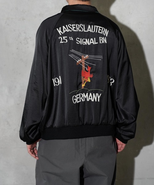 THRIFTY LOOK(スリフティールック)の「THRIFTY LOOK / スリフティールック SOUVENIR GERMANY BLOUSON スーベニアジャケット 刺繍(ブルゾン・メンズ・ブラック/ネイビー/ブラック系その他・LARGE/MEDIUM)」の13枚目の写真