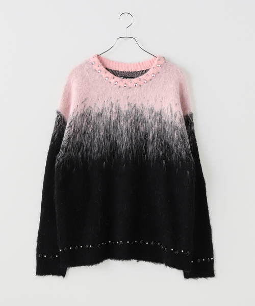 VALABASAS/ヴァラバサス BLACK PINK SWEATER（ニット/セーター