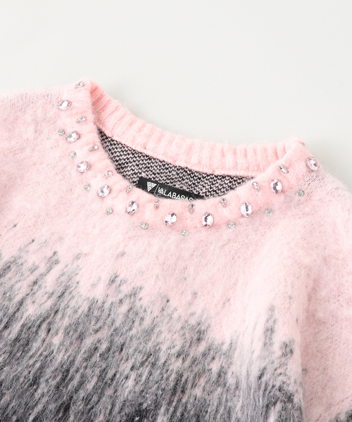 VALABASAS/ヴァラバサス BLACK PINK SWEATER（ニット/セーター