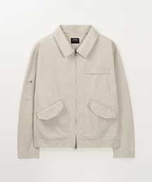 TOFFEE（トフィー）の「ヴィンテージコットンワークジャケット (サンドグレー)（デニムジャケット）」