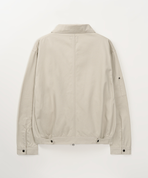 TOFFEE(トフィー)の「ヴィンテージコットンワークジャケット (サンドグレー)(デニムジャケット・メンズ・その他・MEDIUM/LARGE/X-LARGE/SMALL)」の5枚目の写真