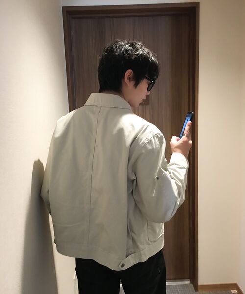 TOFFEE(トフィー)の「ヴィンテージコットンワークジャケット (サンドグレー)(デニムジャケット・メンズ・その他・MEDIUM/LARGE/X-LARGE/SMALL)」の7枚目の写真