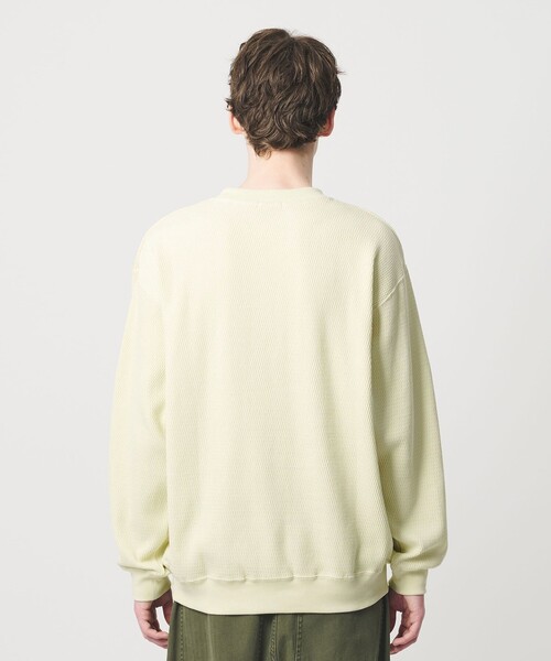 BEAUTY&YOUTH UNITED ARROWS(ビューティーアンドユースユナイテッドアローズ)の「ライスサーマル バルーン クルーネック カットソー(Tシャツ/カットソー・メンズ・ネイビー/ライトグレー/クリーム・XL/S/M/L)」の10枚目の写真