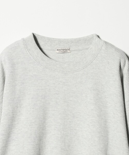 BEAUTY&YOUTH UNITED ARROWS(ビューティーアンドユースユナイテッドアローズ)の「ライスサーマル バルーン クルーネック カットソー(Tシャツ/カットソー・メンズ・ネイビー/ライトグレー/クリーム・XL/S/M/L)」の12枚目の写真