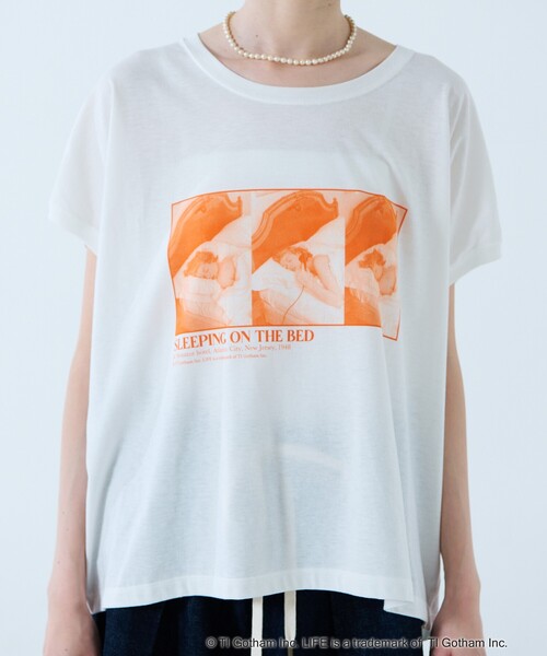 GOOD ROCK SPEED（グッドロックスピード）の「【GOOD ROCK SPEED/グッドロックスピード】プリントノースリーブTシャツ / フォトT / フレンチスリーブ / LIFE PICTURE COLLECTION（Tシャツ/カットソー・レディース・ホワイト系その他2/ホワイト系その他3/ホワイト系その他・フリー）」の18枚目の写真