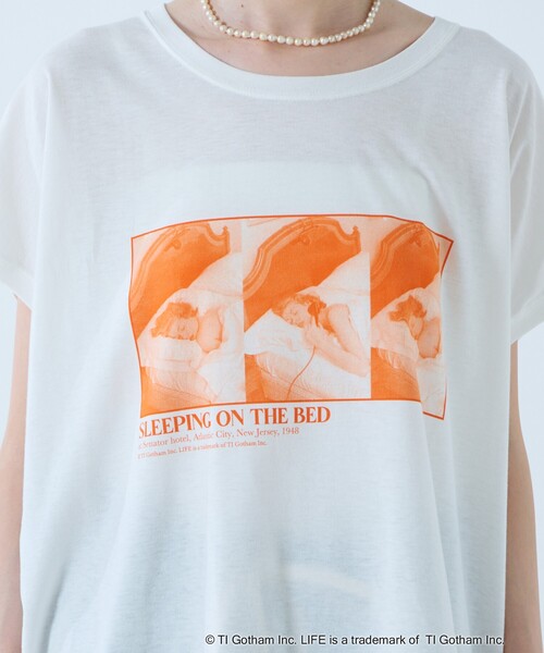 GOOD ROCK SPEED（グッドロックスピード）の「【GOOD ROCK SPEED/グッドロックスピード】プリントノースリーブTシャツ / フォトT / フレンチスリーブ / LIFE PICTURE COLLECTION（Tシャツ/カットソー・レディース・ホワイト系その他2/ホワイト系その他3/ホワイト系その他・フリー）」の19枚目の写真