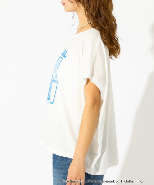 GOOD ROCK SPEED（グッドロックスピード）の「【GOOD ROCK SPEED/グッドロックスピード】プリントノースリーブTシャツ / フォトT / フレンチスリーブ / LIFE PICTURE COLLECTION（Tシャツ/カットソー・レディース・ホワイト系その他2/ホワイト系その他3/ホワイト系その他・フリー）」の21枚目の写真