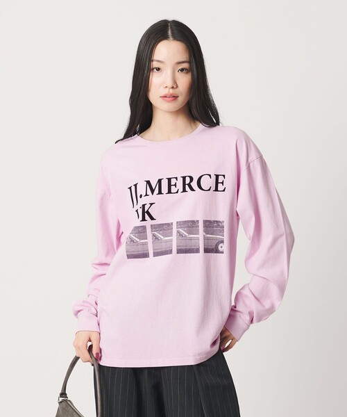 jj mercer（ジェイジェイマーサー）の「【別注】＜J.Jmercer＞プリント ロングスリーブTシャツ（Tシャツ/カットソー・レディース・ホワイト/モカ/ライラック・FREE）」の15枚目の写真