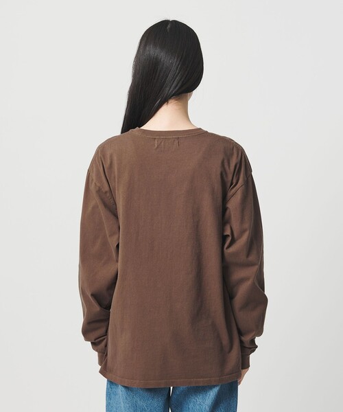 jj mercer（ジェイジェイマーサー）の「【別注】＜J.Jmercer＞プリント ロングスリーブTシャツ（Tシャツ/カットソー・レディース・ホワイト/モカ/ライラック・FREE）」の20枚目の写真