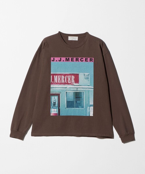 jj mercer（ジェイジェイマーサー）の「【別注】＜J.Jmercer＞プリント ロングスリーブTシャツ（Tシャツ/カットソー・レディース・ホワイト/モカ/ライラック・FREE）」の21枚目の写真
