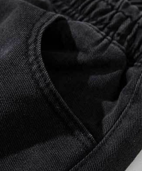 KELVIN(ケルヴァン)の「Monotone Denim Easy Straight Pants モノトーン デニムイージーパンツ(デニムパンツ・メンズ・グレー/ブラック・LARGE/MEDIUM)」の8枚目の写真