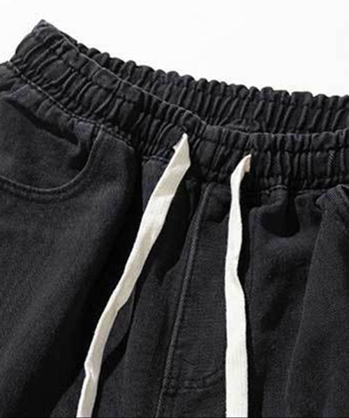 KELVIN(ケルヴァン)の「Monotone Denim Easy Straight Pants モノトーン デニムイージーパンツ(デニムパンツ・メンズ・グレー/ブラック・LARGE/MEDIUM)」の10枚目の写真
