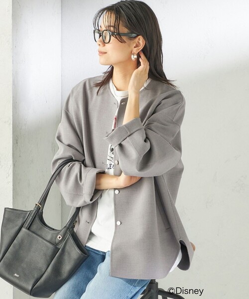 Beau're(ヴュレ)の「BEAURE: ロング ハンドル 2WAY トート バッグ(トートバッグ・レディース・ブラック/オフホワイト・ONE SIZE)」の14枚目の写真