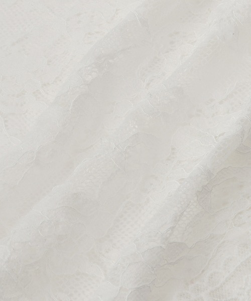 VIS（ビス）の「三角レーススカーフ（バンダナ/スカーフ・レディース・オフホワイト・FREE）」の8枚目の写真