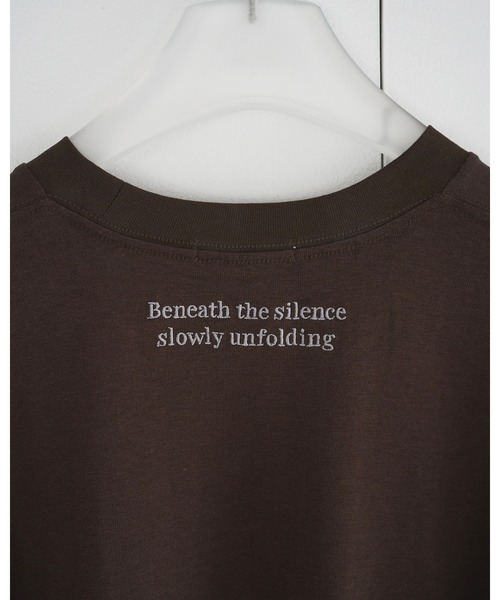 anuke（アンヌーク）の「Logo Long T-Shirts（Tシャツ/カットソー・レディース・グレー/ブラウン/ピンク・FREE）」の11枚目の写真