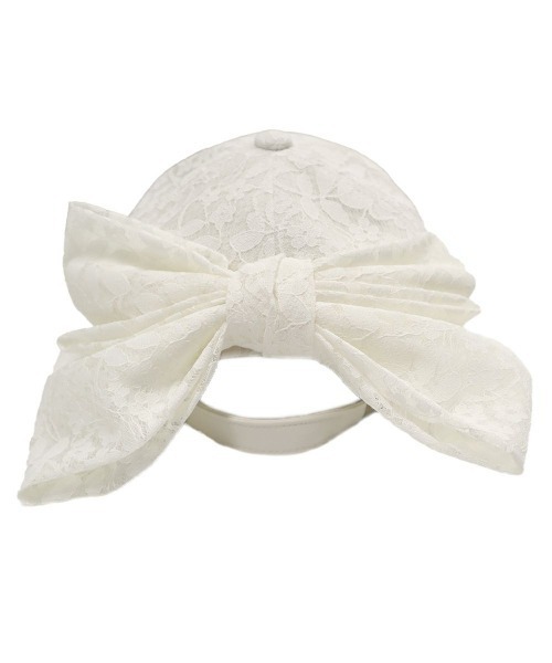 F i.n.t（フィント）の「総レースバックリボンキャップ（キャップ・レディース・ブラック/オフホワイト・FREE）」の17枚目の写真