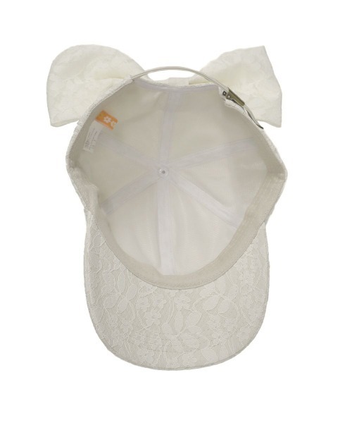 F i.n.t（フィント）の「総レースバックリボンキャップ（キャップ・レディース・ブラック/オフホワイト・FREE）」の19枚目の写真