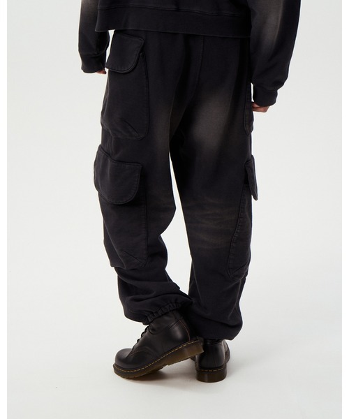 DISCOVERED（ディスカバード）の「ARMY CARGO SWEAT PANTS（スウェットパンツ・メンズ・カモフラージュ/ブラック・LARGE/SMALL）」の5枚目の写真
