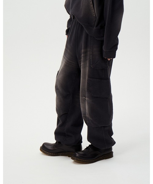 DISCOVERED（ディスカバード）の「ARMY CARGO SWEAT PANTS（スウェットパンツ・メンズ・カモフラージュ/ブラック・LARGE/SMALL）」の4枚目の写真