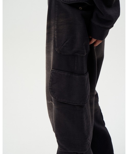 DISCOVERED（ディスカバード）の「ARMY CARGO SWEAT PANTS（スウェットパンツ・メンズ・カモフラージュ/ブラック・LARGE/SMALL）」の6枚目の写真