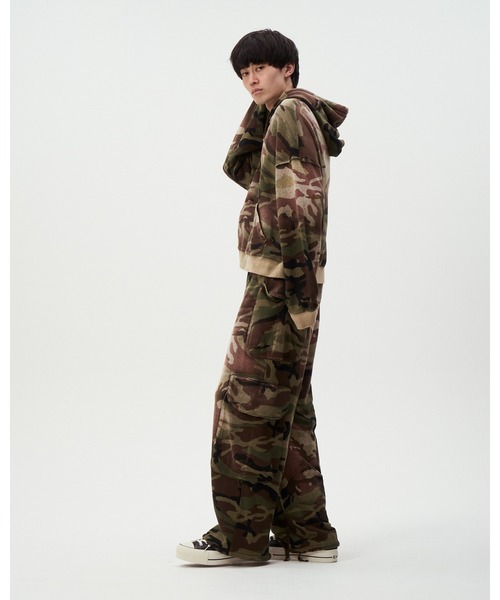 DISCOVERED（ディスカバード）の「ARMY CARGO SWEAT PANTS（スウェットパンツ・メンズ・カモフラージュ/ブラック・LARGE/SMALL）」の15枚目の写真