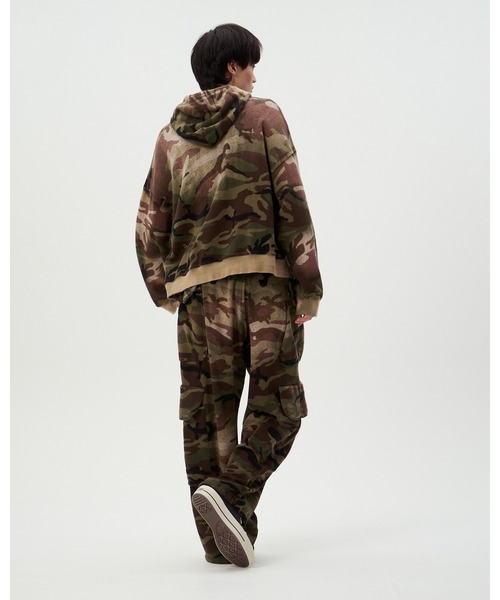 DISCOVERED（ディスカバード）の「ARMY CARGO SWEAT PANTS（スウェットパンツ・メンズ・カモフラージュ/ブラック・LARGE/SMALL）」の17枚目の写真