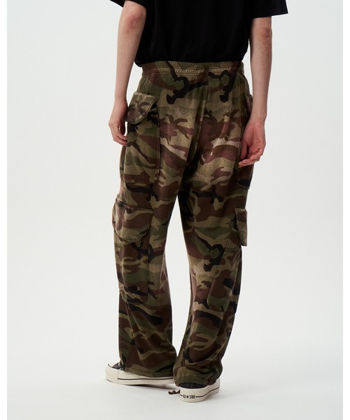 DISCOVERED（ディスカバード）の「ARMY CARGO SWEAT PANTS（スウェットパンツ・メンズ・カモフラージュ/ブラック・LARGE/SMALL）」の13枚目の写真
